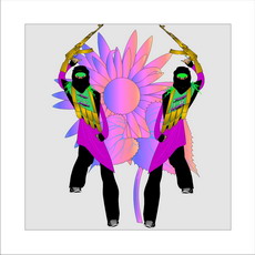 Jolly Daubs Digitalkunst: Eine Ninja-Astronautin.