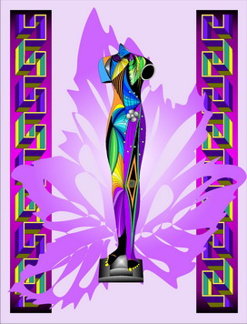 Bild, Jolly Daubs Kunstdruck, Klassischer Torso modern interpretiert modern interpretiert