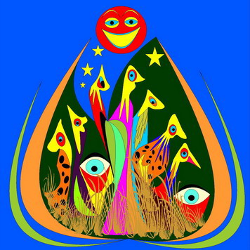 Jolly Daubs Kunstdruck: Johannisbeeren 9