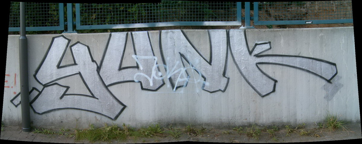Graffiti and street art from a photo tour in Bremen including colourful sprayed tags and top-to-bottoms.