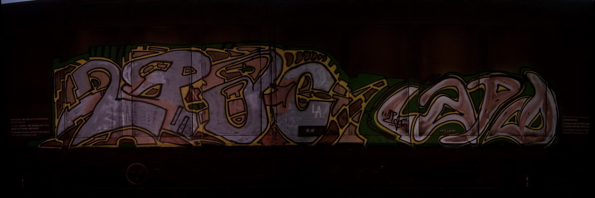 Graffiti and street art from a photo tour in Bremen including colourful sprayed tags and top-to-bottoms.