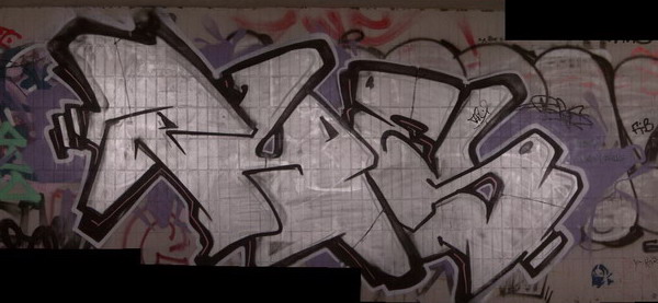 Graffiti and street art from a photo tour in Bremen including colourful sprayed tags and top-to-bottoms.