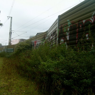 Graffiti and street art from a photo tour in Bremen including colourful sprayed tags and top-to-bottoms.