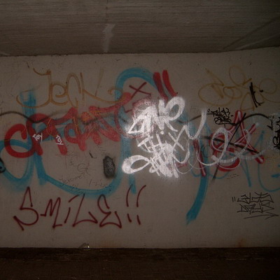 Graffiti and street art from a photo tour in Bremen including colourful sprayed tags and top-to-bottoms.