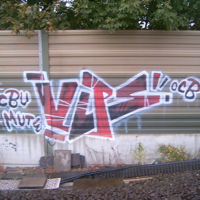 Graffiti and street art from a photo tour in Bremen including colourful sprayed tags and top-to-bottoms.