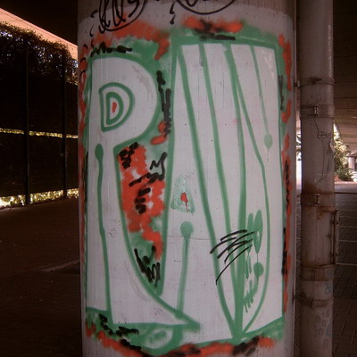 Graffiti and street art from a photo tour in Bremen including colourful sprayed tags and top-to-bottoms.