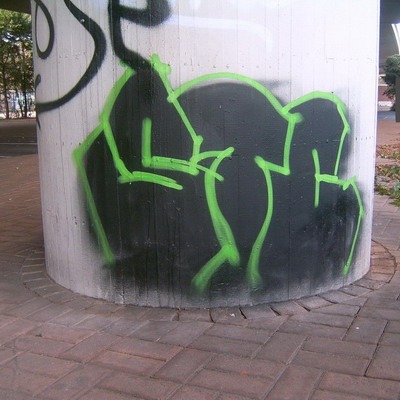 Graffiti and street art from a photo tour in Bremen including colourful sprayed tags and top-to-bottoms.