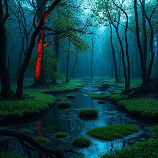 KI-Bild Moorland