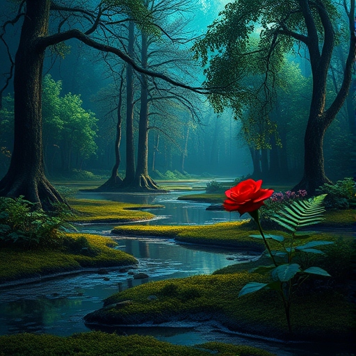 KI-Bild Moorland