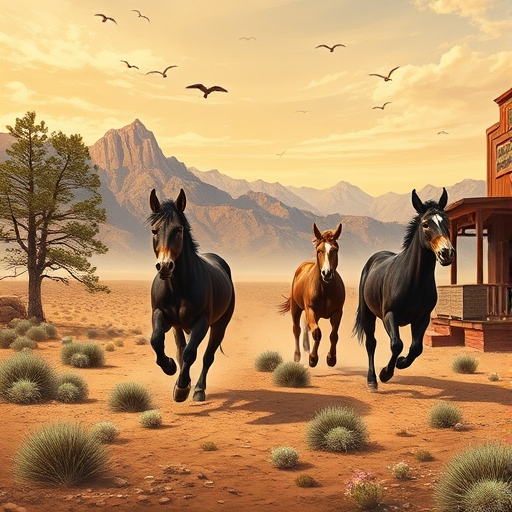 KI-Bild Wildwest