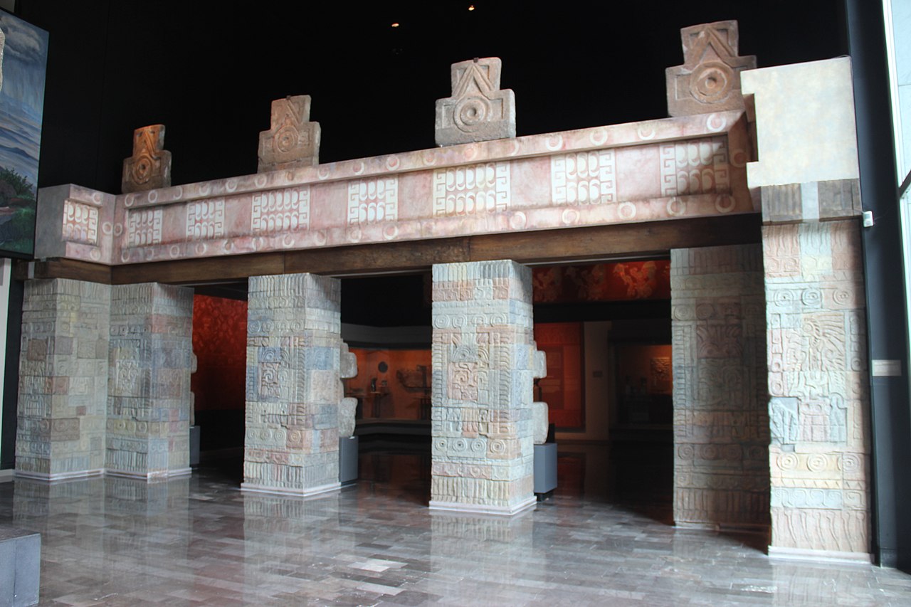 Wikimedia: Teotihuacan Quetzal-Papalotl Tempel