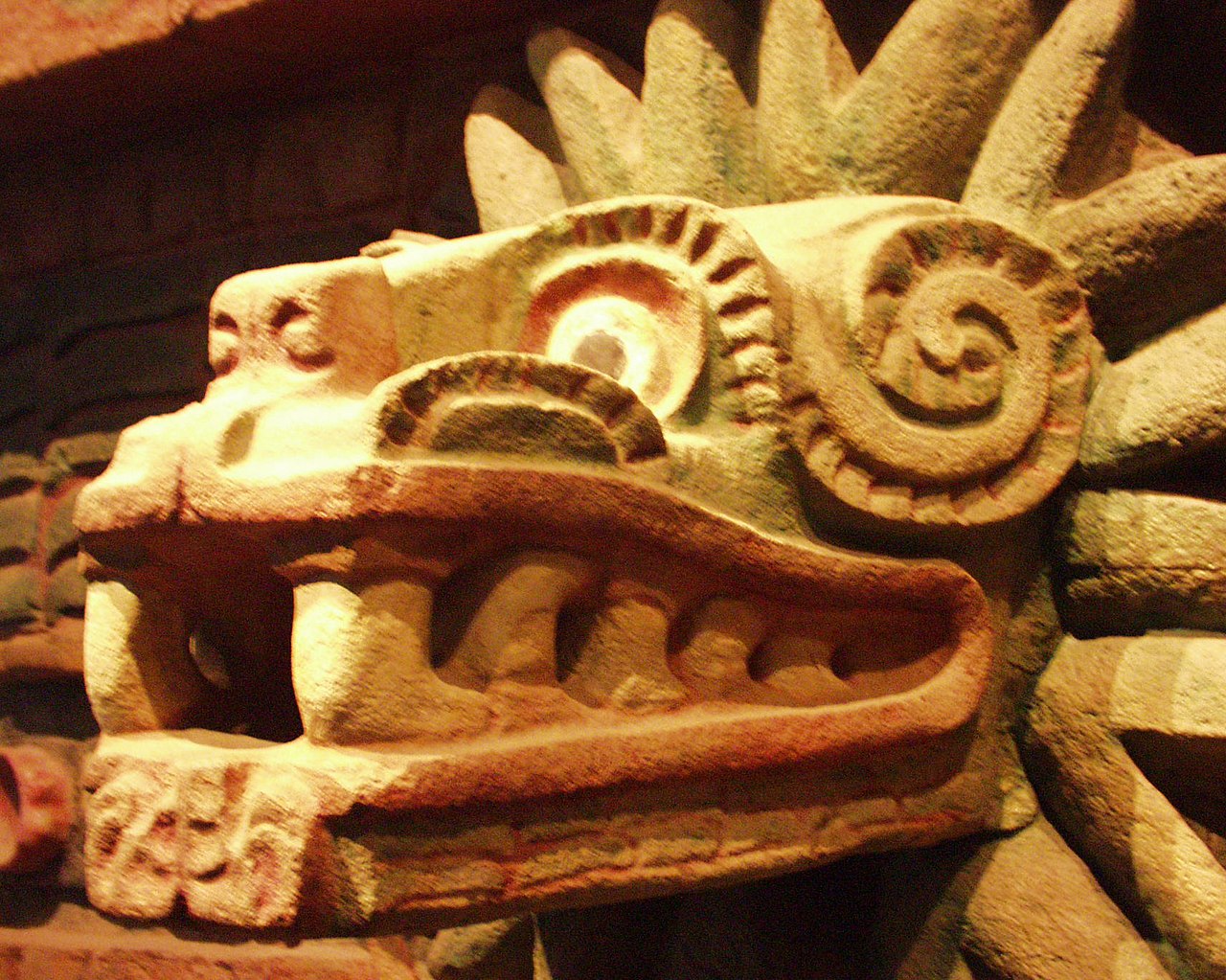 Wikimedia: Quetzalcoatl in Teotihuacan