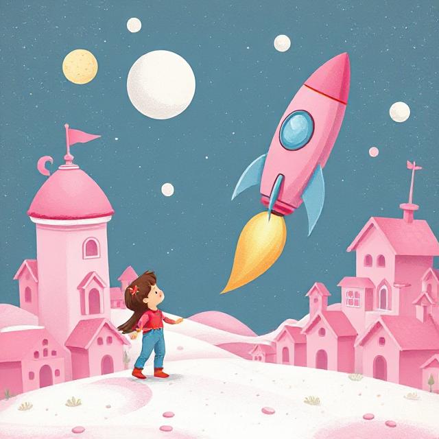 KI-Bild Friedensrakete