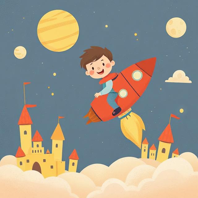 KI-Bild Friedensrakete