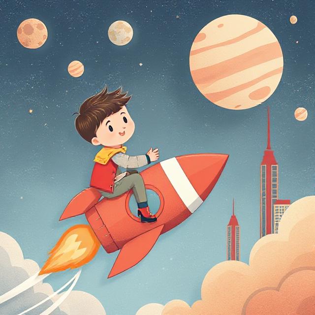 KI-Bild Friedensrakete